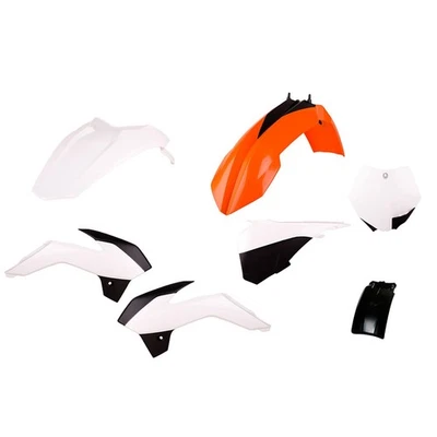 Kit De Carénage En Plastique Pour Ktm Sx 85 13-17 Noir-Orange - Photo 1/4