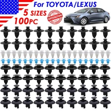 100PCS For Toyota/Lexus Push Rivets Bumper Wheel Arch Moulding Clips90467-07166