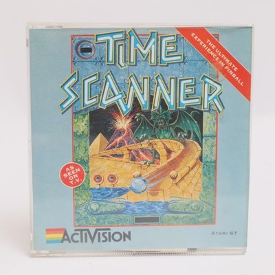 Time Scanner - Atari ST - Activision 1989 -Rare Vintage Video Game - USA Seller