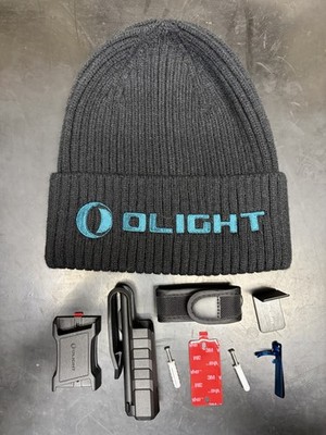 Olight lot NEW Beanie ArcPro Holster Mount Baton Sheath & Clip Magnetic Holder