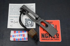 NEW Nice Guy Machine Co Stubbs  Ti Pry NGMCo SOLD OUT w/ Ultem Mario Bead