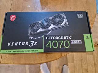 MSI Ventus 3X NVIDIA GeForce RTX 4070 SUPER Graphics Card Fan Heatsink