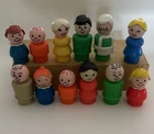 Vintage Fisher-Price Little People Figures Kit Of 12