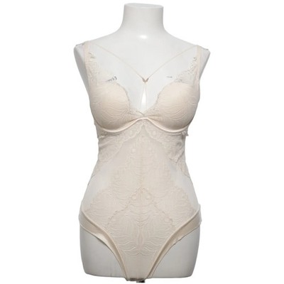 Esotiq, Body, Größe: L, 40512, Beige, Elasthan/Polyamid, Blumen, Spitze #wah