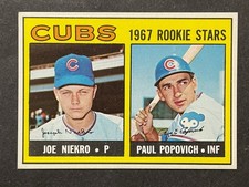 1967 Topps Joe Niekro Rookie 536 Ex-Mt/NM Centered High Number A5