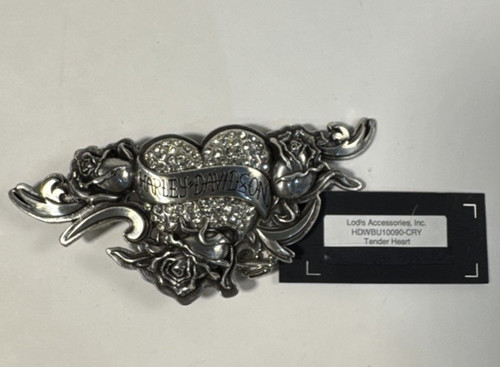 HARLEY DAVIDSON WOMENS BELT BUCKLE HDWBU10090-CRY TENDER HEART