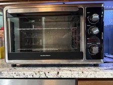 Hamilton Beach Convection Oven & Rotisserie Stainless Steel Model #31105D Tested
