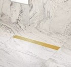 Carmen SH439011BG Brushed Gold 28" Outdoor Linear Shower Drain