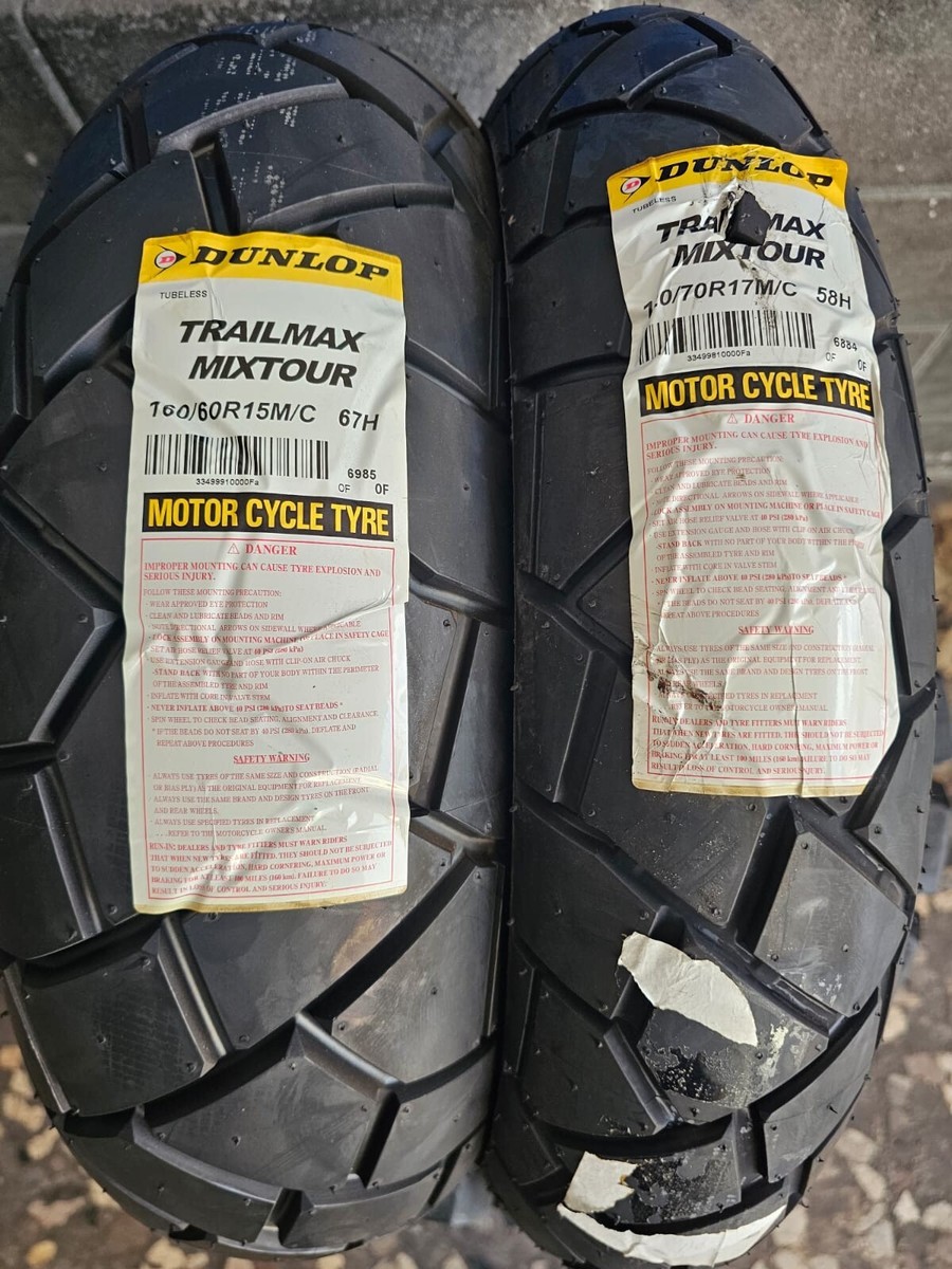 ■新品未使用■DUNLOP TRAILMAX MIXTOUR 160/60R15 Dunlop 160/60-15 Trailmax Mixtour Rear Tyre - 67H Radial TL