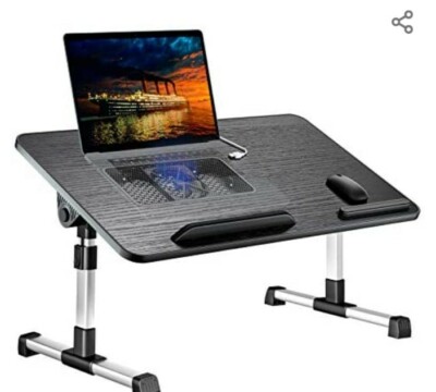 Multi-function Laptop Desk With USB Cooling Fan