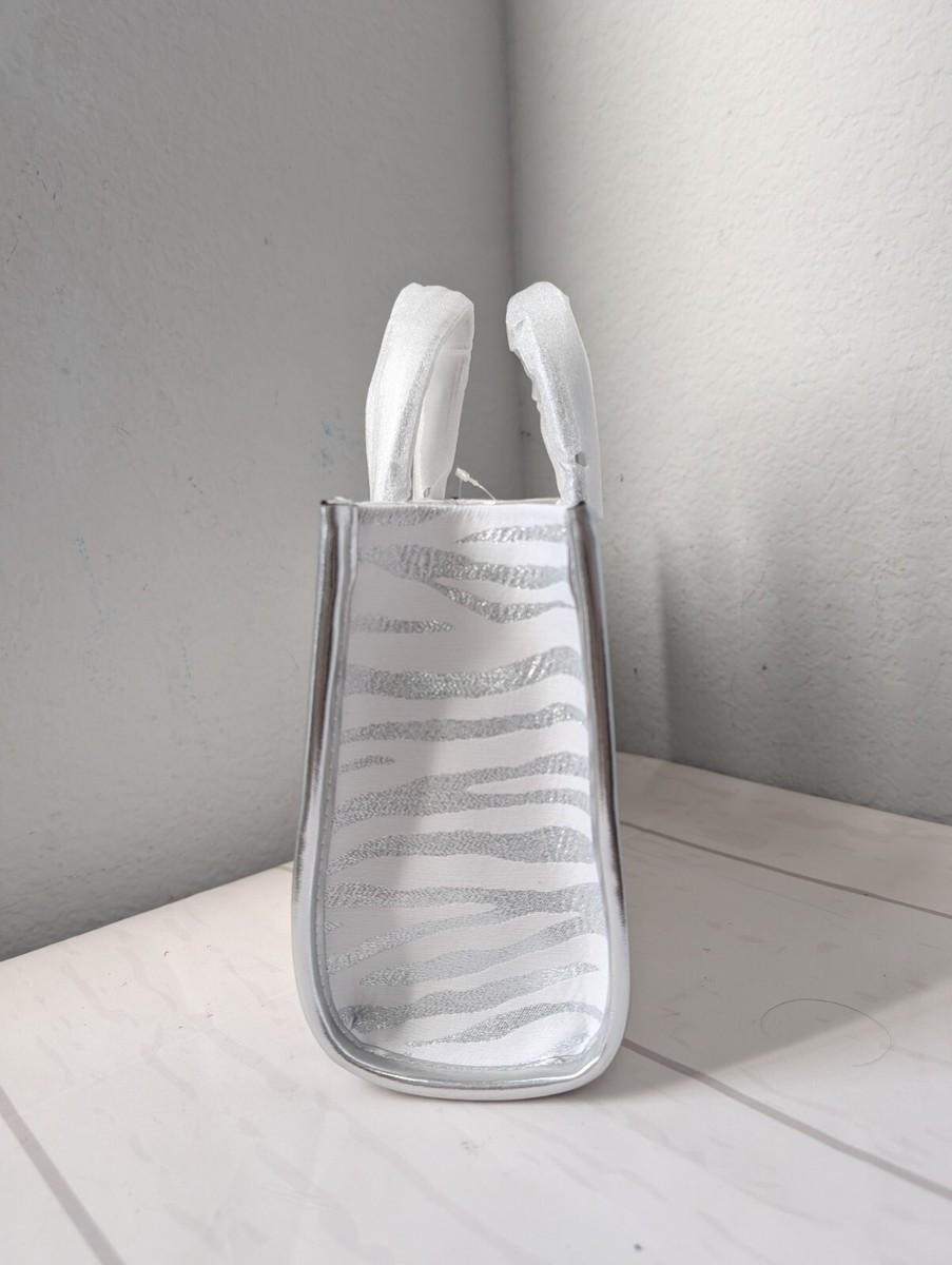 NWT Michael Kors Gigi Small Metallic Zebra Jacquard NWT Michael Kors Gigi Small Metallic Zebra Jacquard