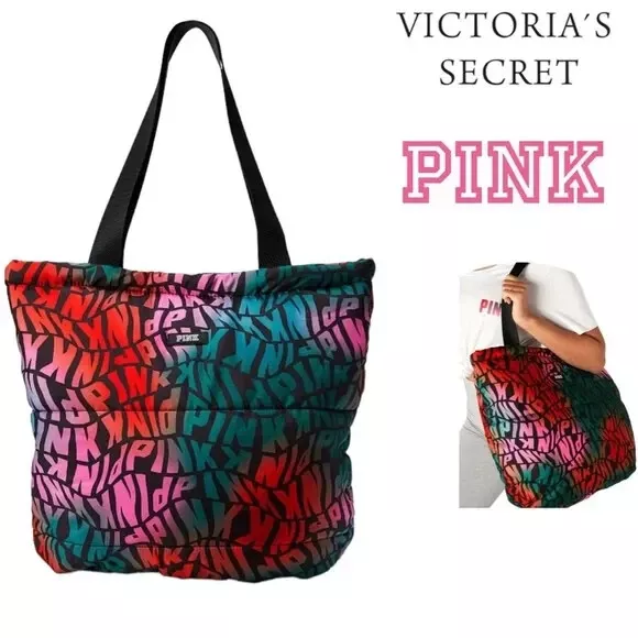 VICTORIA'S SECRET TOTE BAG - Puffy and quilted in - Depop