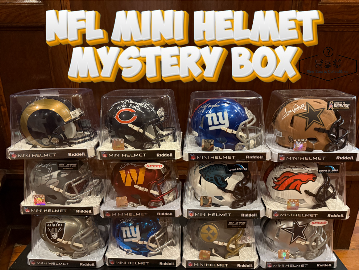 NFL Autographed Mini Helmet Box Mystery | eBay