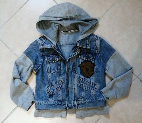 Giubbotto Giacca Jeans Bambina Cappuccio Original Marines 6 Anni | eBay