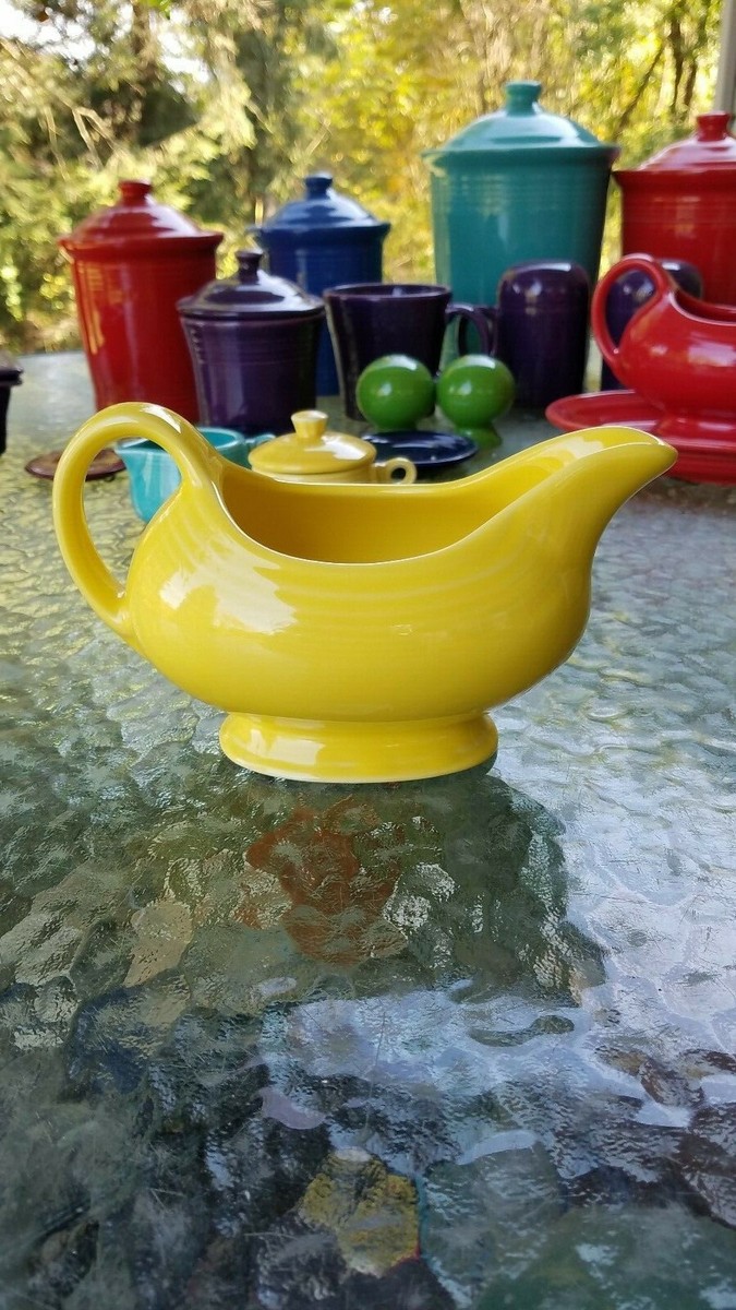 GRAVY BOAT/SAUCEBOAT sunflower yellow NEW FIESTAWARE FIESTA | eBay