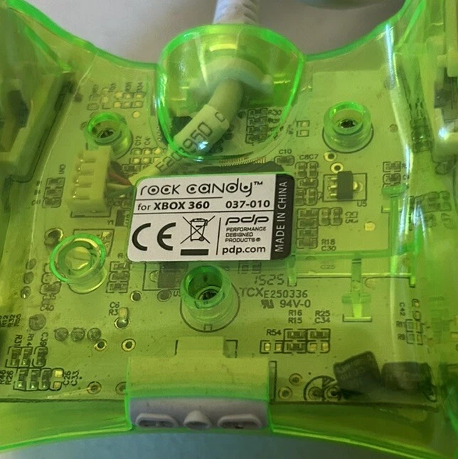 Microsoft XBOX 360 Rock Candy Wired Controller Lime Green PDP Tested Works - Image 3 of 4