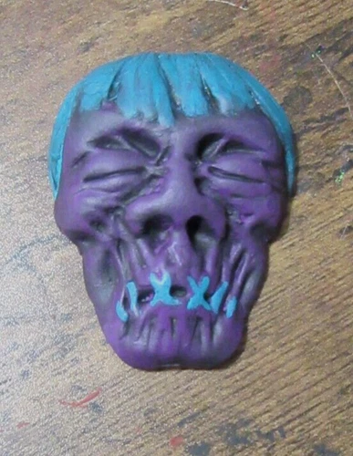Shrunken Head Fridge Magnet | Mattel Freight Factory | Monsters | Tiki