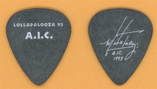 Alice in Chains Mike Inez Vintage Guitar Pick - 1993 Lollapalooza Tour