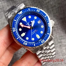 Tandorio 41mm Dive Men Watch Blue Dial Sapphire Glass Japan NH35A Automatic 200M
