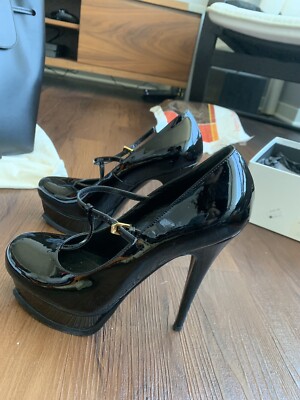 ysl tribute black patent