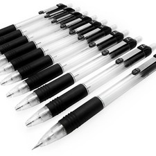 Zebra Z-Grip Mechanical Pencil 0.5mm Graphite Lead Black Barrel Pack of 10