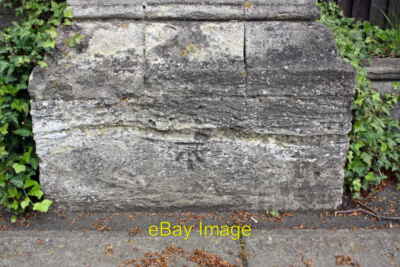 Foto 6x4 Benchmark auf Wandpier vor Horton General Hospital Banbury c2014