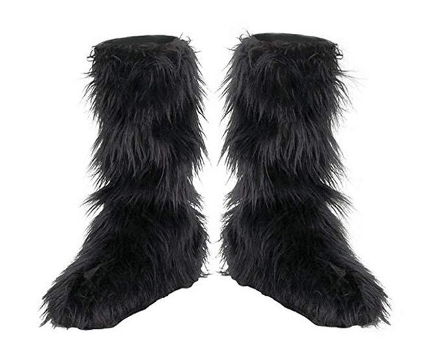 animal fur boots