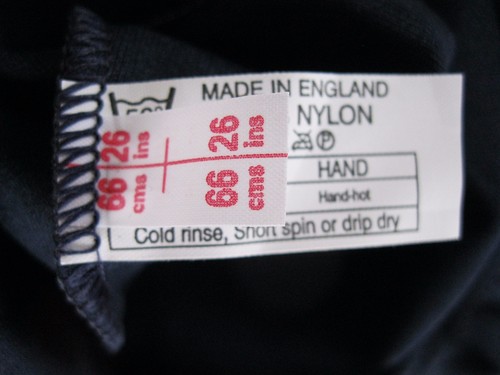 Girls Classic Gymphlex NAVY BLUE 100% Nylon Gym Knickers Size L (W28-36") 15/02 - Picture 6 of 9