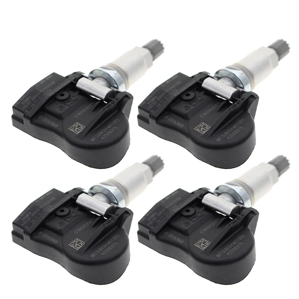 4PCS TPMS Tire Pressure Monitor Sensors For 2011-2012 Chrysler 200 Jeep Patriot - Image 2 of 4