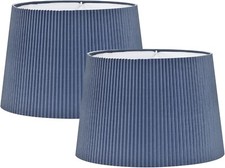 Pleated Lamp Shades, Table Lamp Shades, Set of 2, Handmade Fabric Cloth