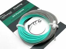 Moonlit Fly Fishing WF All-Purpose Floating Fly Line (acid blue & light grey)
