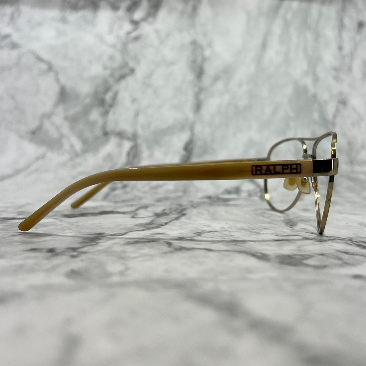 Ralph Lauren RA 4004 101/T5 Aviator Sunglasses Gold Ivory 