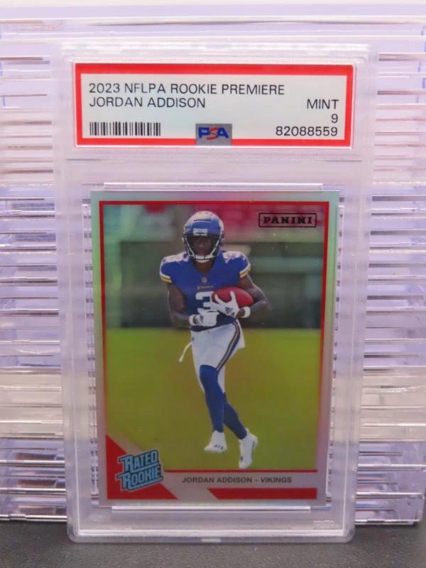 Jordan Addison Panini Nflpa Rookie Premiere Rated Rookies # Base