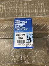 True Metrix Blood Glucose Tear Strips 50count 