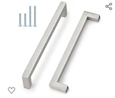 Probrico Kitchen Cabinet Drawer Handles Stainless Steel 7-3/5" Hole Spacing 8pcs