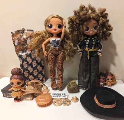 LOL Surprise Dolls OMG Queen Bee Boss Queen Family Lot