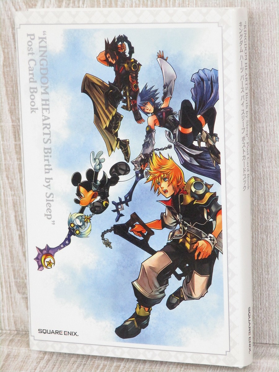 KINGDOM HEARTS Birth by Sleep Postcard Book Art Illustration 2010