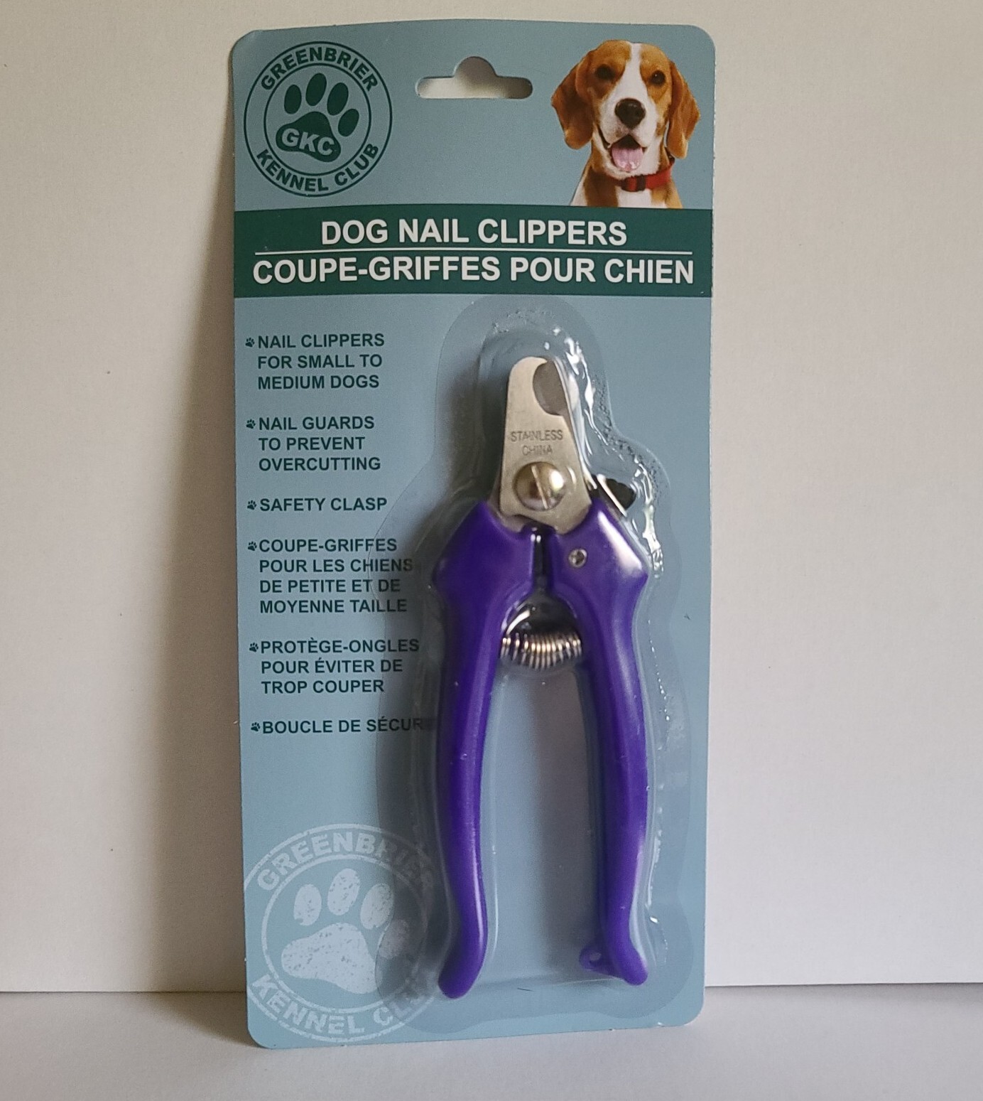 Greenbrier Kennel Club Nail Clippers For Smallmedium Dogs/puppies/pets