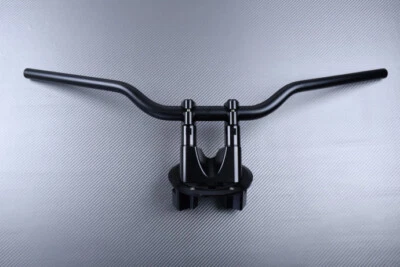 Pontets Riser avec Guidon Noir-Noir Pour YAMAHA TMAX 500 T-MAX SJ06 2008-2011 - Photo 1/4