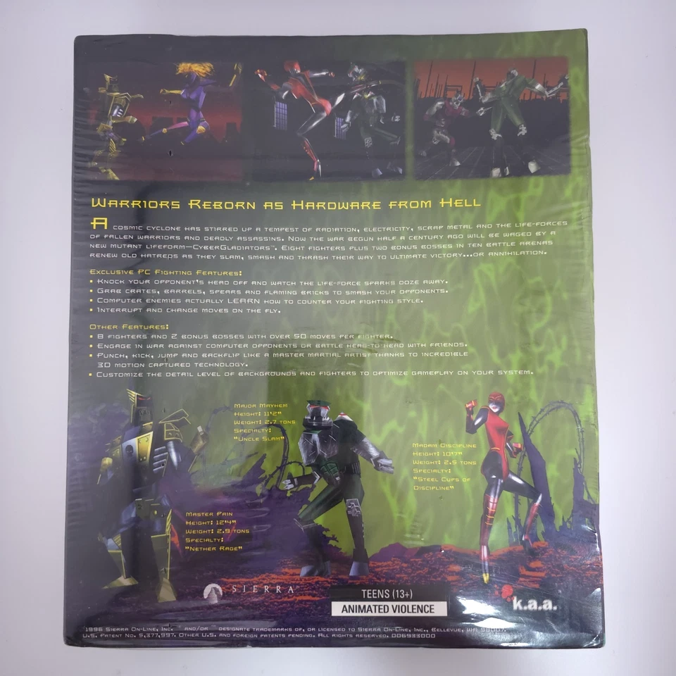 CyberGladiators, 1996, Big Box, New & Sealed - Image 3 of 4