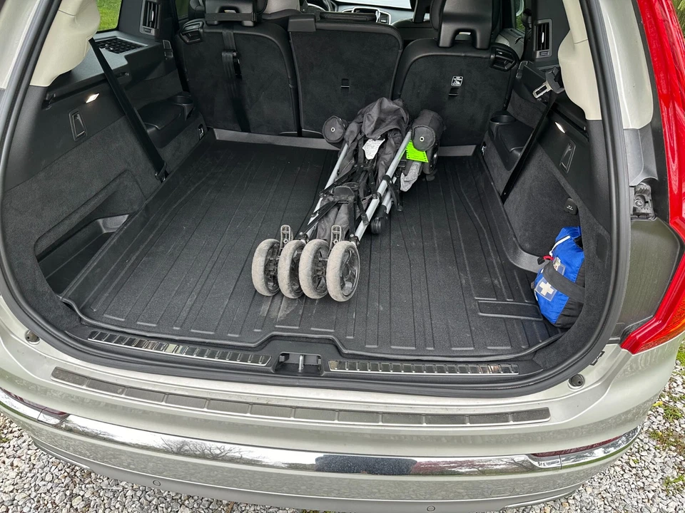 Almohadilla alfombrilla bandeja maletero maletero maletero trasero para Volvo XC90 XC 90 2016-2026 Foto 2 de 4