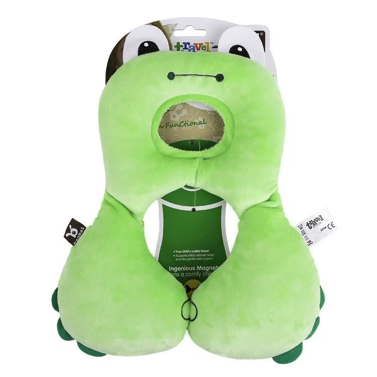 Cute Animal Neck Pillow for Kids 1-4 Years - Soft Travel Headrest
