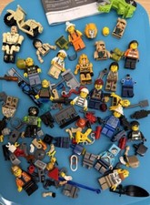 LEGO Mini Figures  Pieces Lot w/Extras 4.10lbs Pieces From Various Sets