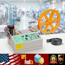 Automatic Hot & Cold Strip Cutter Webbing Textile Ribbon Zipper Cutting Machine