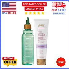 Raw Sugar Hair Care Set – Rosemary ACV Rinse + Vegan Dry Shampoo Duo