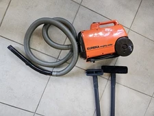 Eureka Mighty Mite 2.0 HP Orange Canister Vacuum Cleaner & Hose 3112A - Works!