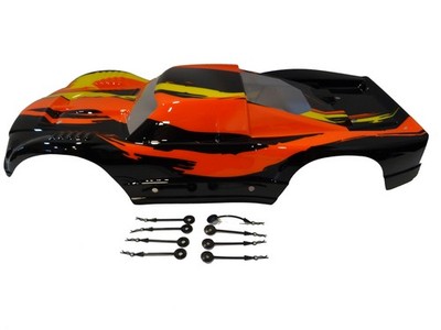 Rovan ROFUN Terminator Truck Body, PC Material EXT 5T, HPI Baja 5T style - Black