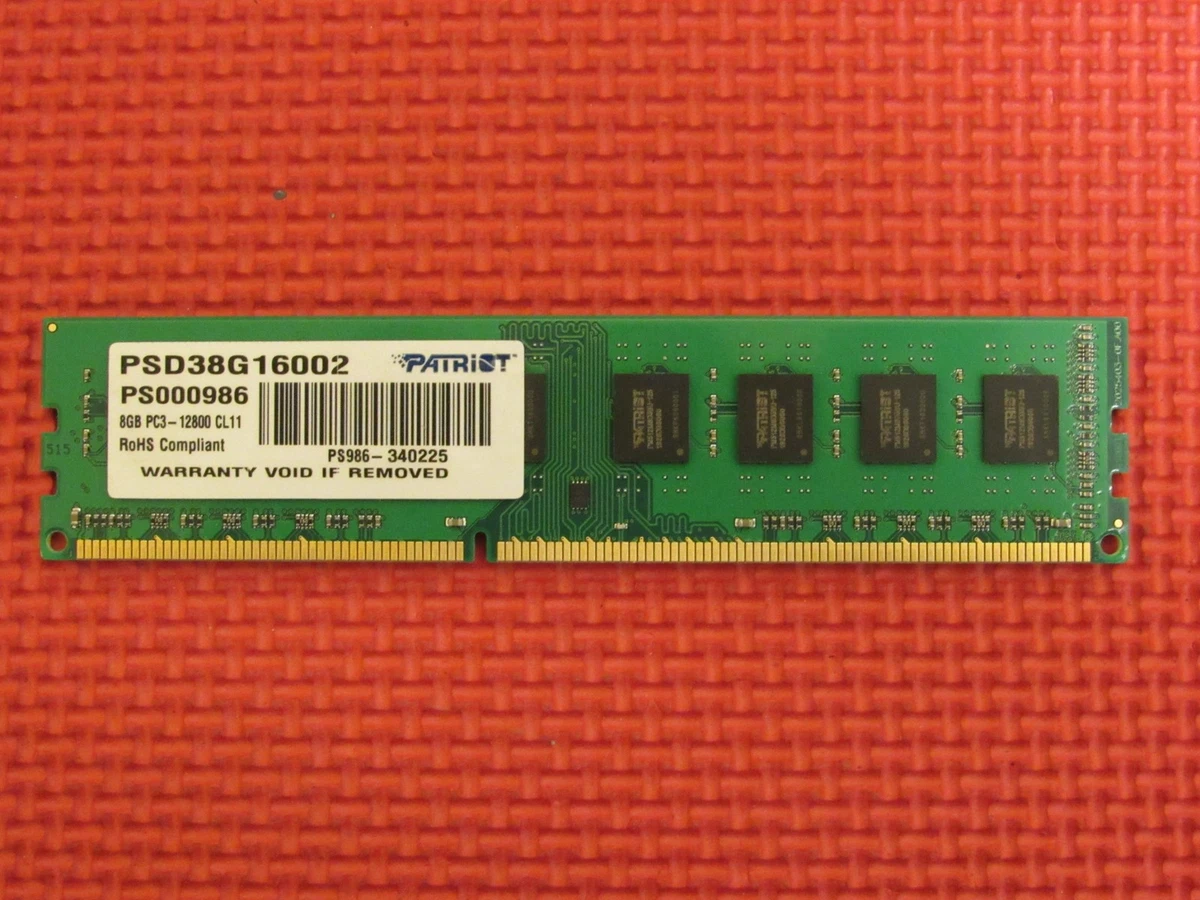 Patriot Memory DDR3 SDRAM for sale | eBay