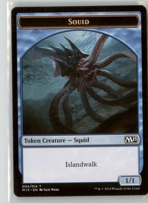 Squid Token - Magic 2015 (M15) #004/014 - Regular - NM - MTG