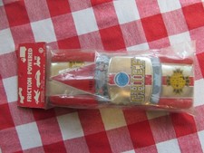 Vintage 60s/70s Sealed Tin Friction Fire Chief Car Made in Japan NOS